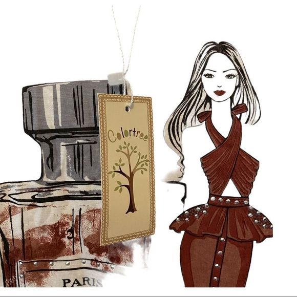 NWT COLORTREE FASHION VOGUE CAP RUFFLE SLEEVE RHINESTONE DETAIL TOP WHITE L - Picture 2 of 7